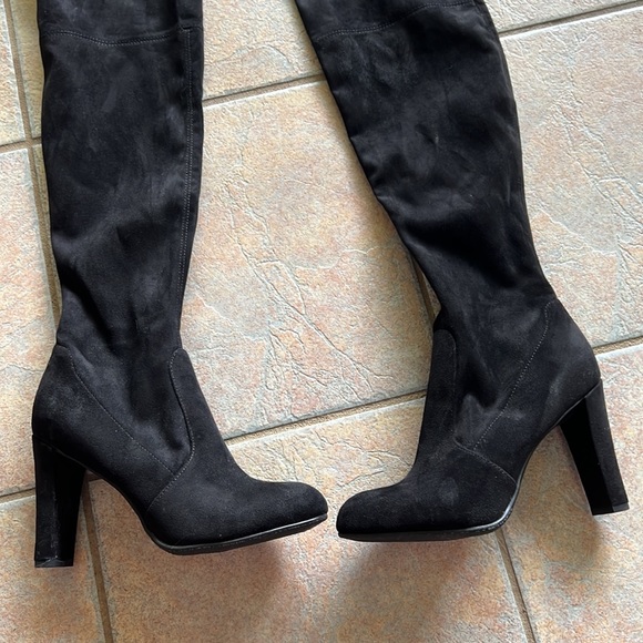 Sam Edelman Kent black over the knee suede boots size 7 - Picture 3 of 5